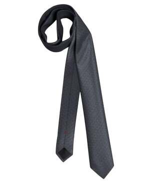 Hugo Boss Elegant Silk Solid Pattern 2.75" Slim Tie Gray One Size